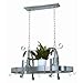 Pot Racks Kitchen Island Lighted Hanging Pot Rack