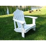 Sanibel Kids Adirondack Chair - White by Shine Company Inc