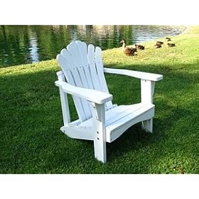 Sanibel Kids Adirondack Chair - White by
