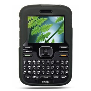 Black Rubberized Hard Case for Kyocera Loft / Kyocera Torino S2300