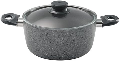 Essenso Neogranite Stone Austin Casserole, Dishwasher Safe, Nonstick Italian Stone Coating, 4.5 Quart