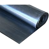 EPDM Rubber Sheet - 1/8" Thick x 36" Width x 12" Length - Black