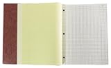 TOPS Laboratory Research Notebook, 9.25 x 11 Inches, Carbon, 100 Numbered Sets, 100 Sheets, White and Canary (35125)