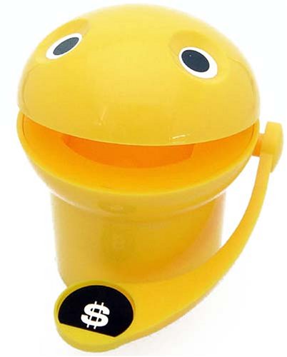 復刻!PACKMAN 楽しいしかけの貯金箱 イエロー
