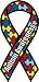 Autism Awareness Mini Ribbon Magnet