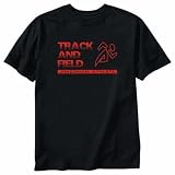 T-SHIRT BLACK  T-RACK AND F-IELD ARIZONAN ATHLETE  ARIZONA