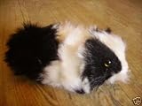 Guinea Pig/Hamster Cuddly Squeaky Furry Soft Toy Black and White