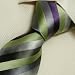 Green Striped Tie for Men Grey Silver Purple Stripes Birthday Gift Ideas Mens Style Silk Neck Tie St6035