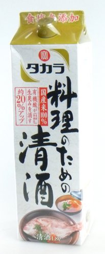 宝 本料理清酒 料理のための清酒 パック 1800ml