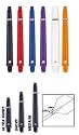 Unicorn Gripper II grip lock darts shafts / stems - black