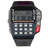 Digital Wristwatch & Remote Control - Black Band