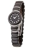 Wittnauer 12R28 Ceramic Black Dial Ceramic and Diamonds Women's Watch