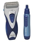 Panasonic ES4025CMB Double Head Shaver Gift Set, Blue