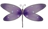7 Dark Purple Sparkle Dragonfly nylon hanging ceiling wall baby nursery room wedding decor