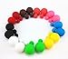 Yueton 9 Pairs Colorful Classic Matte Button Pearl Studs Earrings, Double Ball Earring, Jewelry Piercing Ear Ring