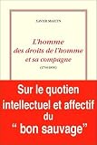Revue Dominique Martin Morin  / L'homme des droits de l'homme. 1, L'homme des droits de l'homme et sa compagne, 1750-1850