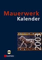 Mauerwerk-Kalender 2003 (inkl. CD-ROM)