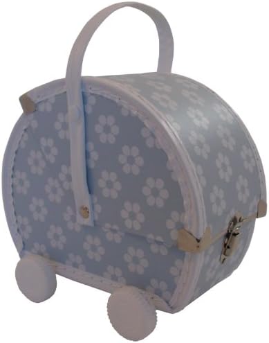 Pram, Blue/White Flowers