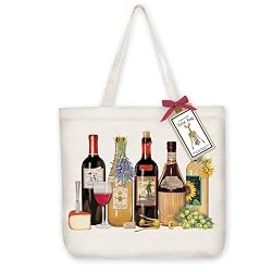 Line of Wine Tote Bag