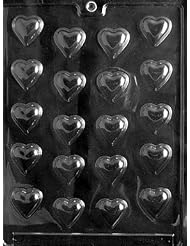 Buy BITE SIZE HEARTS Valentine Candy Mold chocolate by CybrTrayd