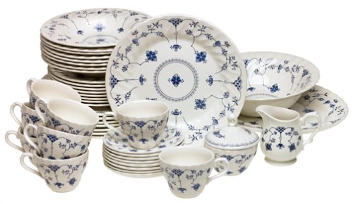 Churchill China Finlandia 45-Piece Dinnerware Set, Service for 8