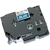 Brother 3/4 Inch x 26.2 Feet White on Blue for P-Touch (TZ545)