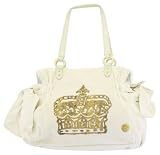 Juicy Couture Crown Velour Ms Daydreamer Handbag Creamy Vanilla