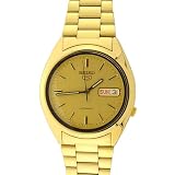 Seiko Men's SNXL72 Seiko 5 Automatic Gold-Tone Stainless-Steel Bracelet Watch
