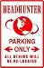 HEADHUNTER PARKING recruiter job corp sign