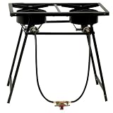 King Kooker Double Burner Camp Stove with Legs by Metal Fusion