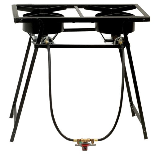 King Kooker Double Burner Camp Stove with Legs by Metal Fusion