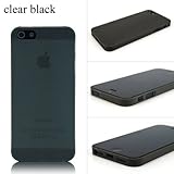 SP824:Skinny Fit Case for iPhone5 2nd Edition (クリアブラック・半透明)