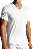 Calvin Klein Men`s Pima Cotton Short Sleeve V-Neck