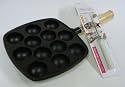 TAKOYAKI PAN WITH 12 MOLDS