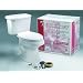 Crane Plumbing 3760 Toilet To-Go Complete Perfect Fit Toilet Package with Elongated Bowl, White