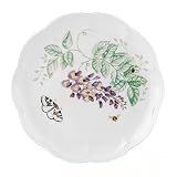 Lenox Butterfly Meadow Bone Porcelain Blue Butterfly 9-Inch Accent Plate