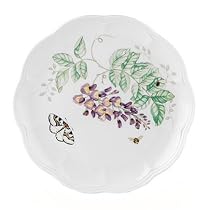 Lenox Butterfly Meadow Bone Porcelain Blue Butterfly 9-Inch Accent Plate