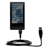 Classic Straight USB Cable for the Cowon J3 with Power Hot Sync and Charge capabilities - uses Gomadic TipExchange Technology