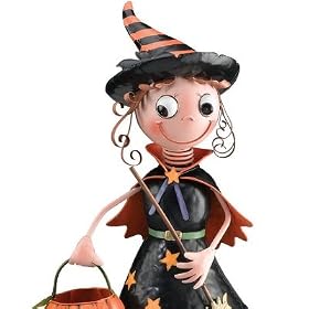 Halloween Witch Garden Statue