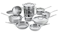 Cuisinart Chef's Classic Stainless 17-Piece Cookware Set