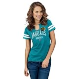 Jacksonville Jaguars Women's Go For Two Teal T-Shirt