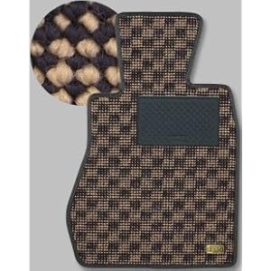 【クリックで詳細表示】KARO/カロ フロアマットFLAXY/フラクシー4スカイライン/R32DR用、GT-R除く ブリリアントベージュ