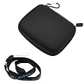 GTMax Black GPS 5.1-inch Eva Pouch Carrying Case + Neck Strap Lanyard for Garmin nuvi 1450LM, nulink 1695, nuvi 2300LM, nuvi 2450,2450LM, nuvi 2460LT,2460LMT, nuvi 2350,2350LT,2350LMT ; RoadMate 5045T-EU, RoadMate 5145T-LM, RoadMate 5175T-LM