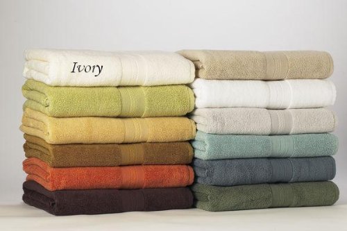 3 Piece Micro Cotton Classic Towel Set (Ivory)