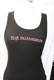 Embroidered Beater Style Tank Top High Maintenance