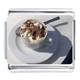 Hot Cocoa Food Italian Charms Bracelet Link