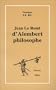 D'Alembert philosophe (Mathesis) (French Edition)