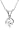 14k White Gold Round Diamond Solitaire Pendant (1/2 ct, H-I Color, SI2-I1 Clarity)