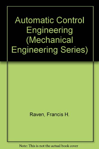 automatic control engineering mcgraw hill series in mechanical engineering
