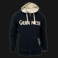 GUINNESS BLACK CREAM HOODIE WITH APPLIQUE
